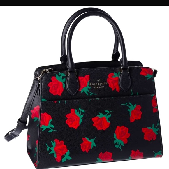 NWT Kate Spade Madison Rose Satchel Bag - Picture 2 of 7